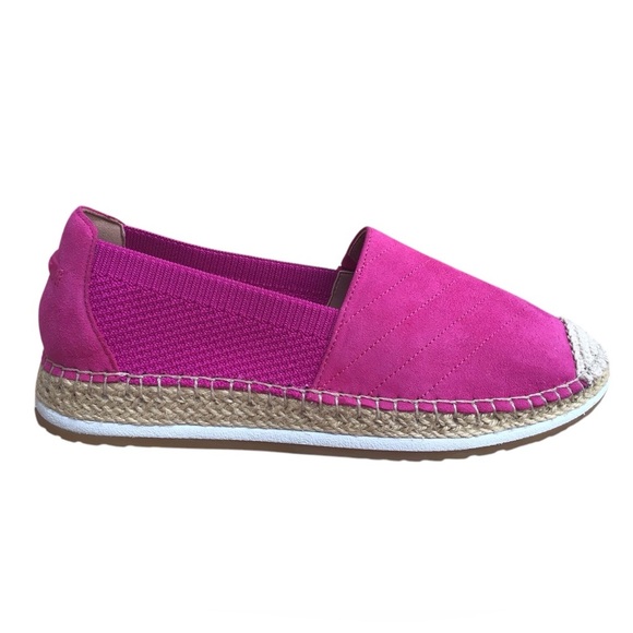 Cole Haan Cloudfeel Espadrille Pink Suede Loafer Slip On Shoes Size 7.5B - Picture 7 of 15